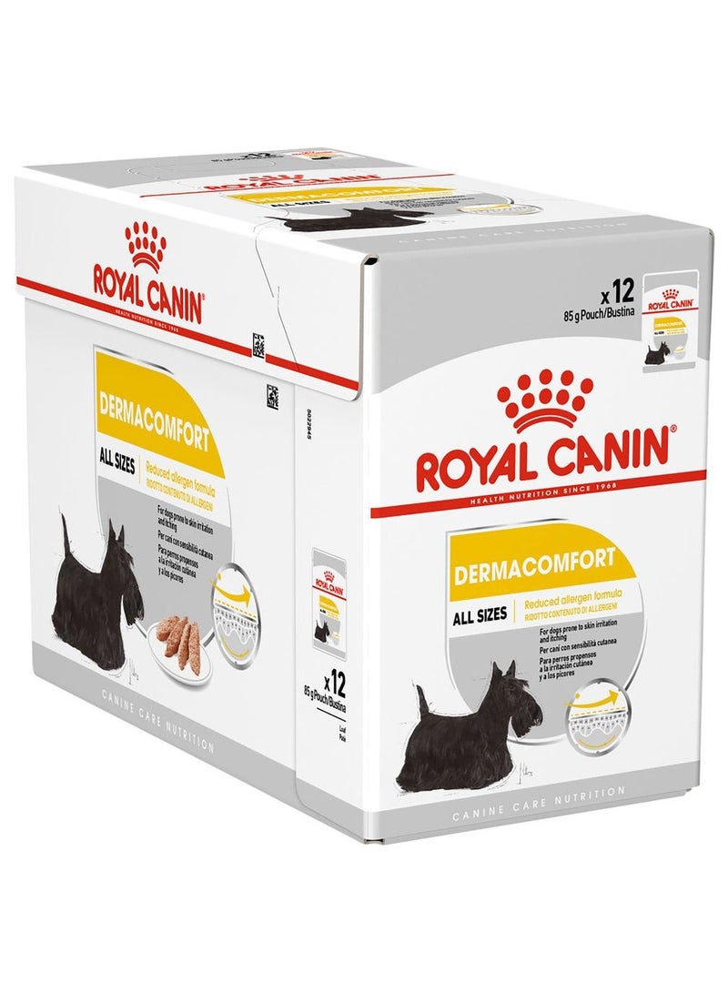 ROYAL CANIN Dermacomfort Dog Wet Food 12x85g - Image 1