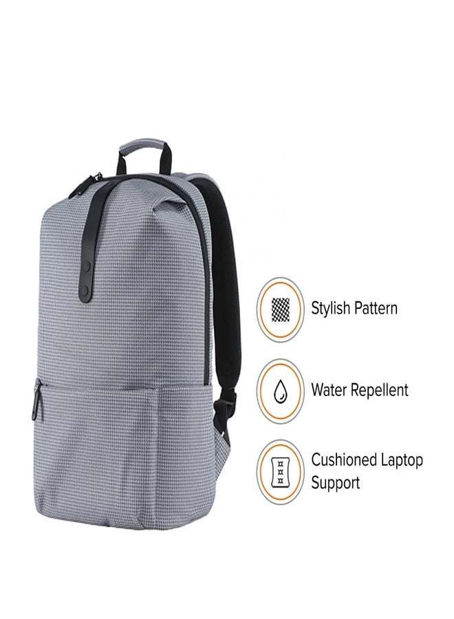 Mega Tree 19L Laptop Backpack for Men & Women, 15.6 Inch, Water Repellent, 600D Polyester, College & Office Bag Cushioned Laptop Compartment, Ergonomic Padded Straps (Black) - Image 5