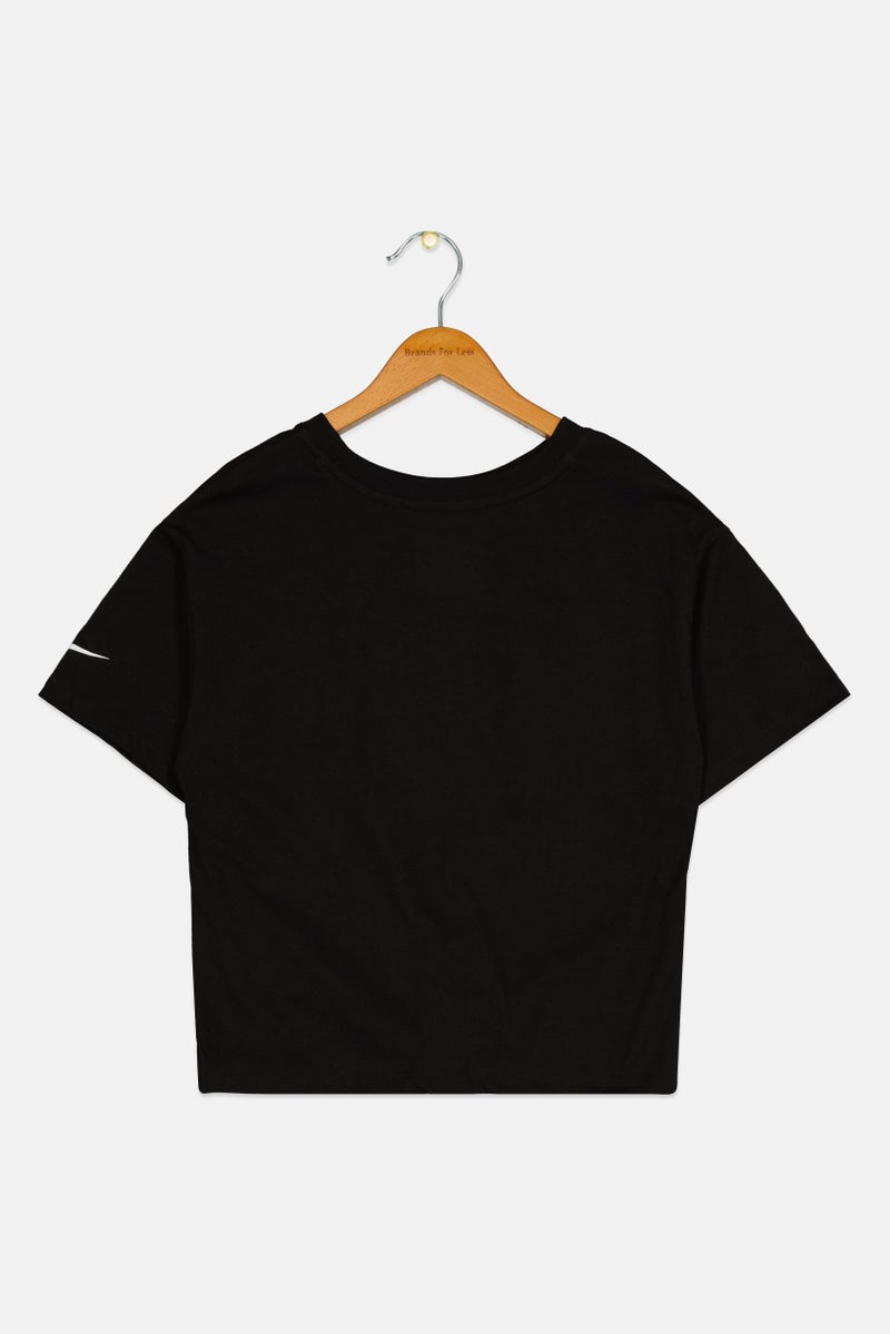 Nike Nike 3Brand by Russell Wilson Kids Girl Sportswear Fit Outdoor Top, Black  - Image 2