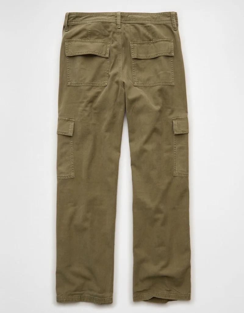 American Eagle  AE Low-Rise Straight Cargo Pant for Women | Best Price UAE