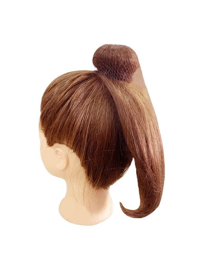 Polly Online 20 Pcs Hair Nets for Women Bun,Invisible Hair Nets Elastic Edge Mesh (Coffee)  - Image 4