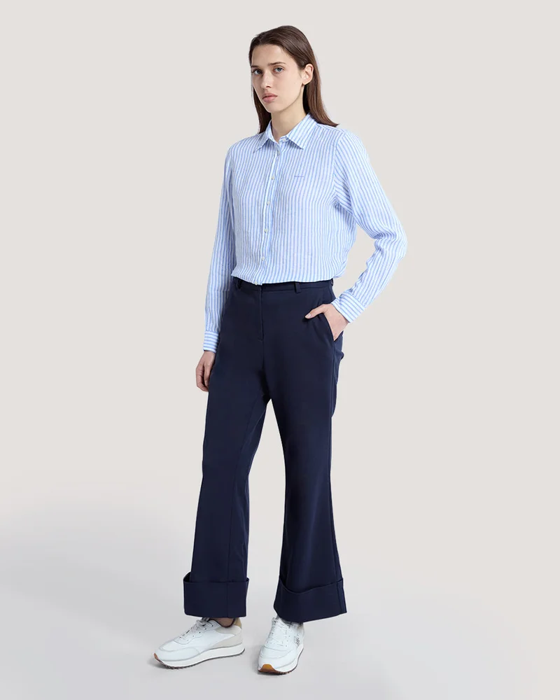 GANT Gant Creased Turn-Up Pants
