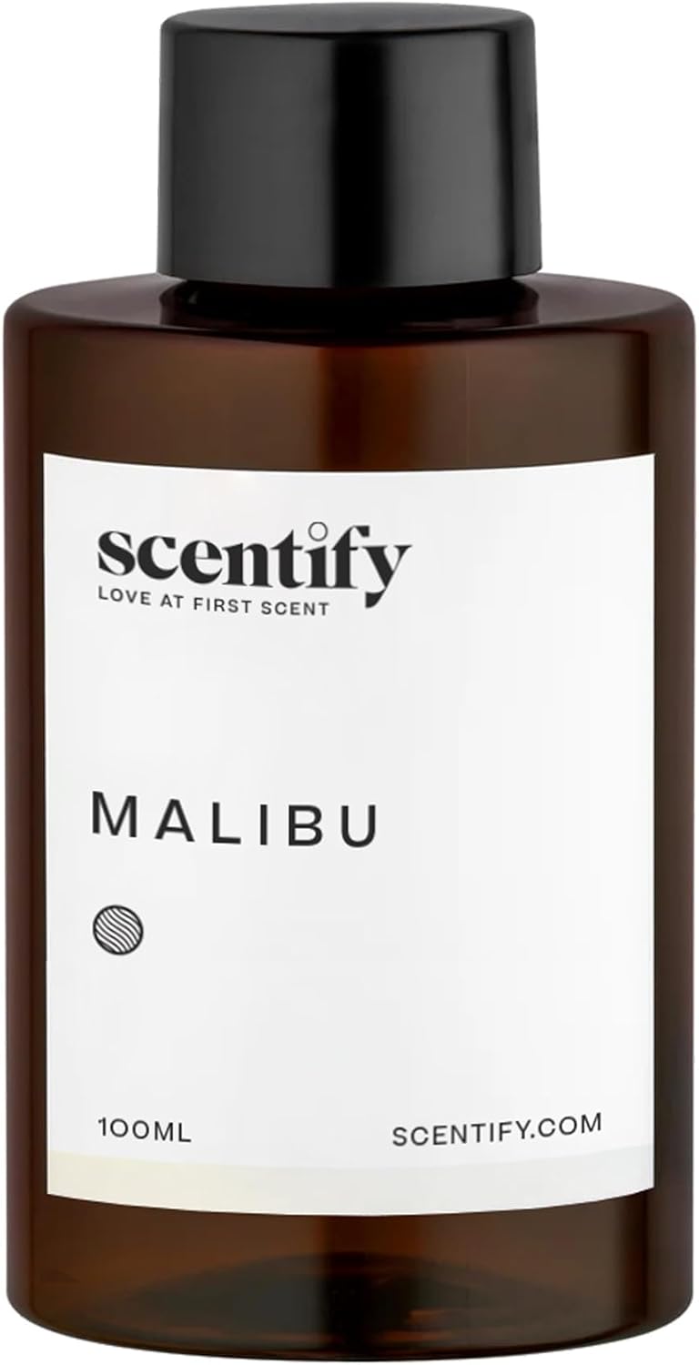 Scentify عطر زيت ماليبو للبخاخات الزيتية من سنتيفي - زيت عطري فاخر بنغمات الليمون والشاي الأبيض والزعتر وخشب الأرز والمسك - عطر بخاخ عطري مريح غير سام وصديق للحيوانات الأليفة 3.4 أونصة - Image 2