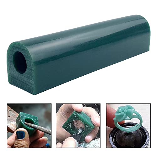 PHYHOO Carving Wax Tube Jewelry Tool Green Man Wax Ring Solid T200 - Image 2