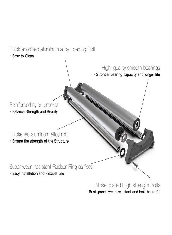 QOMOLANGMA Media Roll Holder Mobile Tray for Roll Printing Film Advertising - Image 3