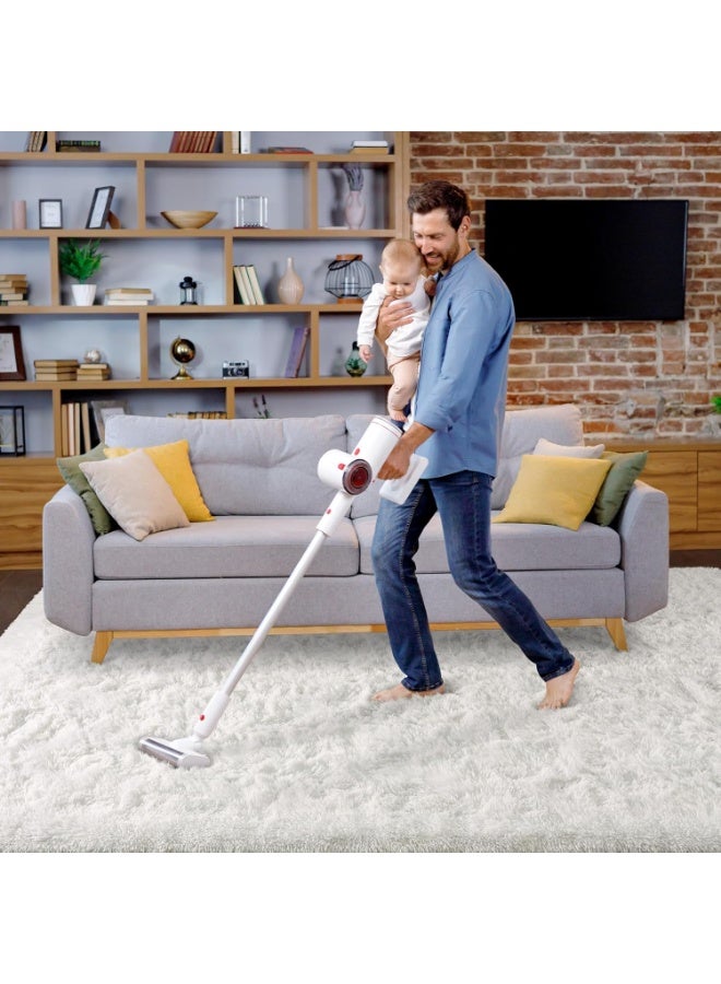 Soofam Luxury Large Area Rug, Cream White Rugs for Living Room 5x7 Fluffy Area Rug Modern Shag Rugs for Bedroom, Super Soft and Comfy Kids Room Rugs, Cute Carpets for Nursery Girls Home Dorm Decor,White - Image 3