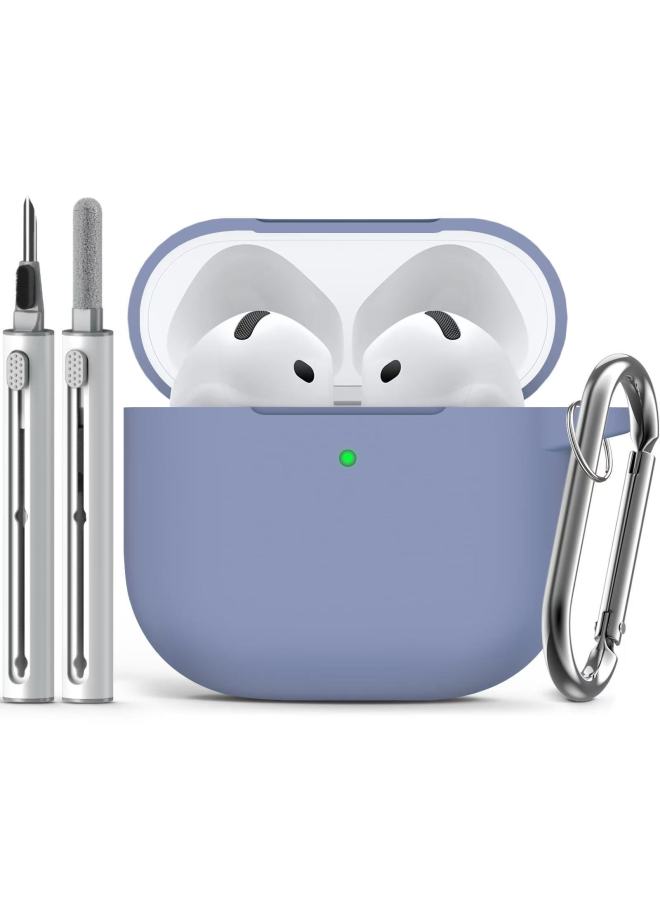 Suitable For Airpods Protective Cover Apple Bluetooth Earphone Shell Plus Cleaning Pen Suit-Color:Clamese-Model:airpods 3 - Image 1