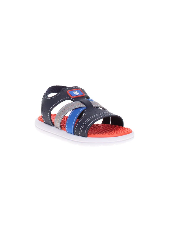موليكينهو Molekinho Infant Boys Sandals With Back Strap Navy | Made In Brazil