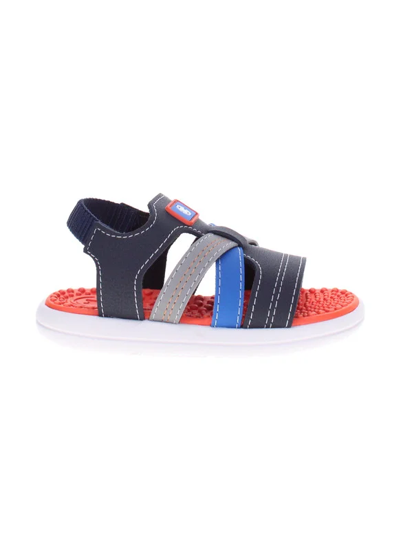 موليكينهو Molekinho Infant Boys Sandals With Back Strap Navy | Made In Brazil
