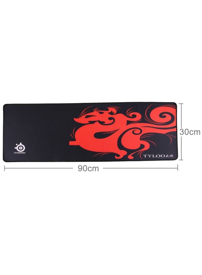 BURAQ Extended Large Dragon Mantis Gaming and Office Keyboard Mouse Pad, Size: 90cm x 30cm  - Image 2