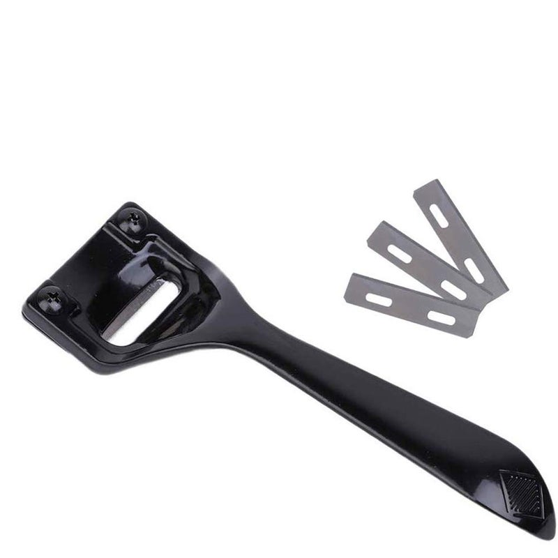 Metal Leather Skiver Leather Edge Skiver Sharp Skiver with Comfortable GripConvenient Leather Working Tool with Three Skiver Blades for Leather Craft DIYLeather MakingLeather Thinning