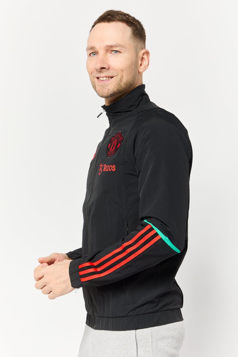 Adidas Men Sportswear Fit Manchester United Training Jackets, Black - Image 3