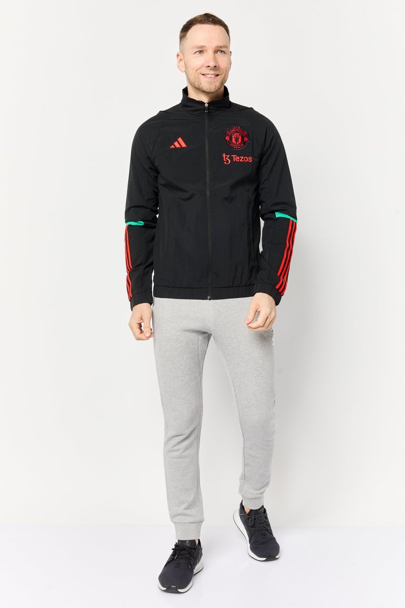 Adidas Men Sportswear Fit Manchester United Training Jackets, Black - Image 2