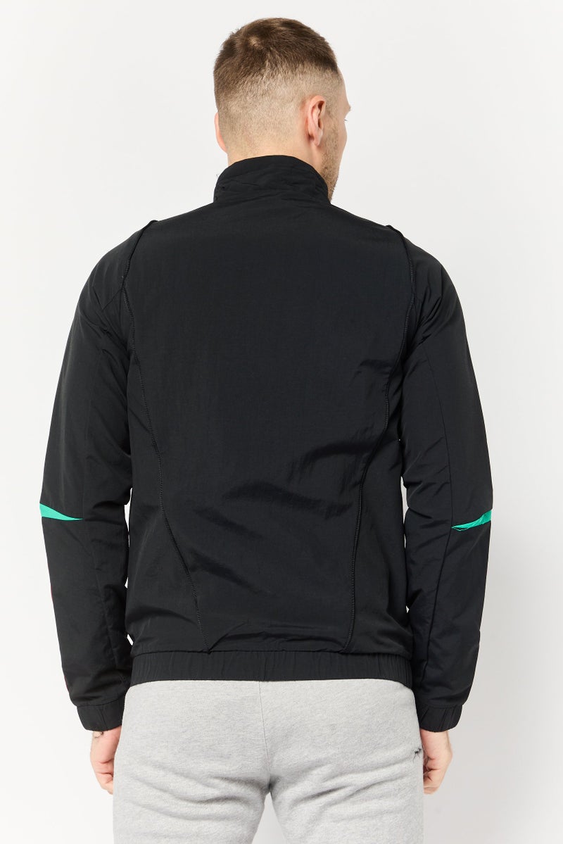 Adidas Men Sportswear Fit Manchester United Training Jackets, Black - Image 4