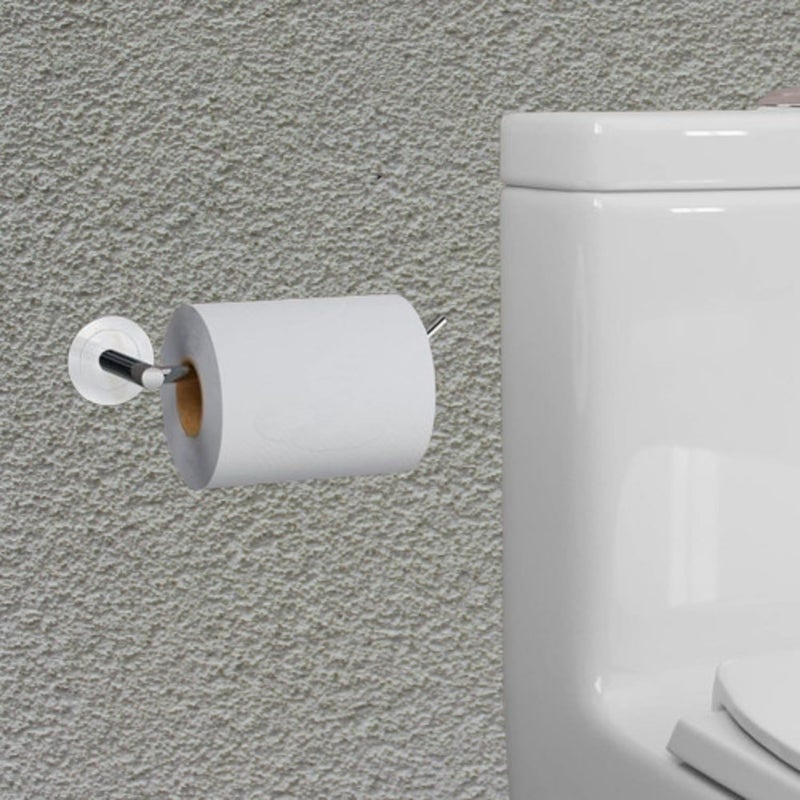 PEFKO PEK112 Wall Mount Toilet Tissue/Napkin Paper Roll Holder for Bathroom, Kitchen Tissue Roll Stand, 304 Grade Stainless Steel, Home and Bathroom Accessories (2, Chrome Finish) - Image 5