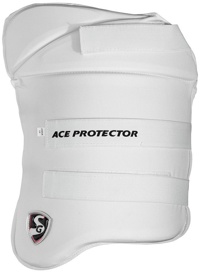 SG Combo Ace Protector White Junior LH Thigh Pad - Image 2