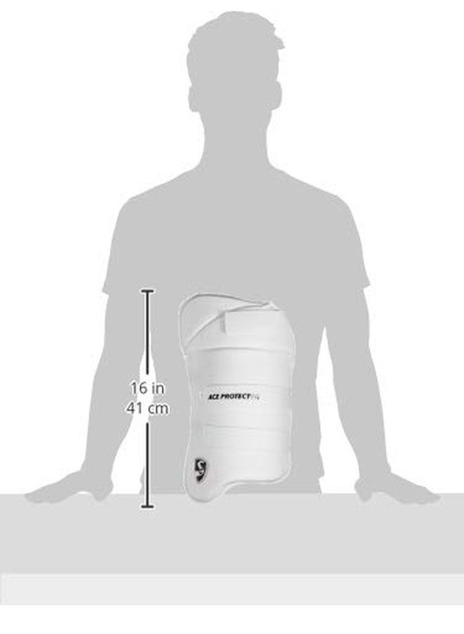 SG Combo Ace Protector White Junior LH Thigh Pad - Image 4