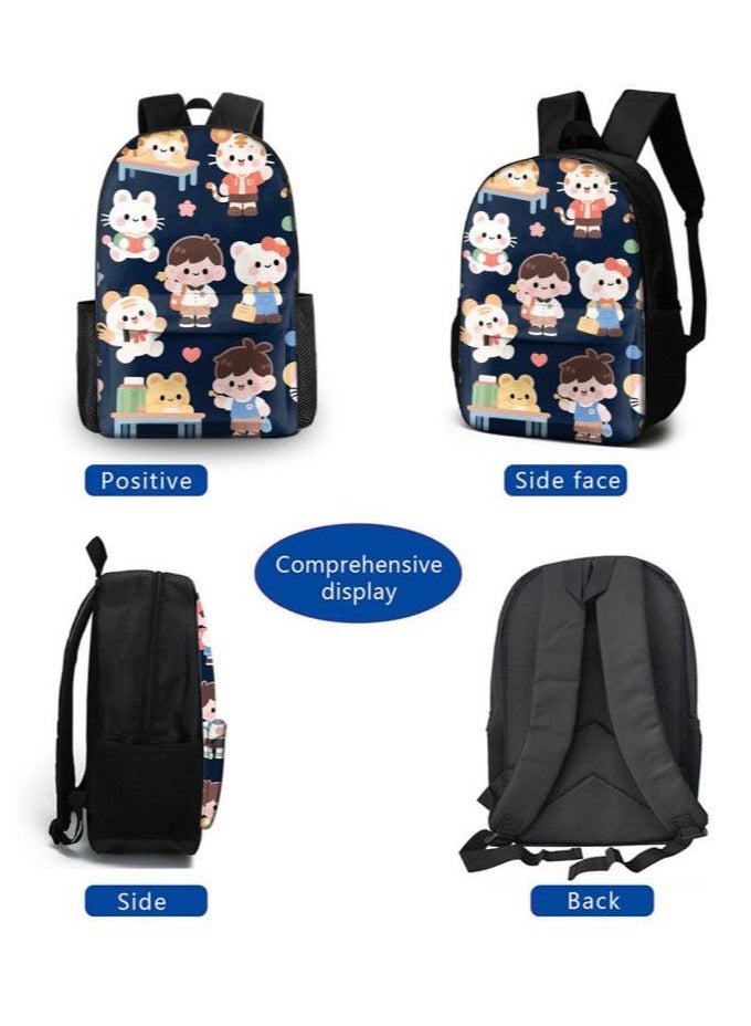 New universal cartoon new three-piece schoolbag (students, children) - 454  - Image 3