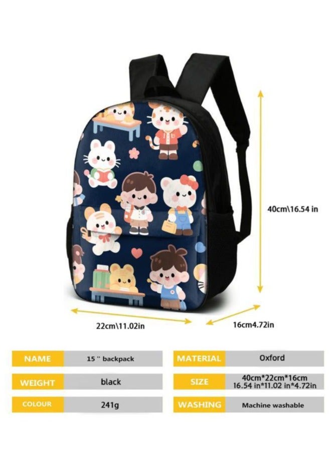 New universal cartoon new three-piece schoolbag (students, children) - 454  - Image 5