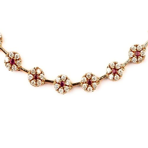 Sasitrends Traditional Micro Gold Plated American Diamond Stone Jewellery Set for Women & Girls - Image 5