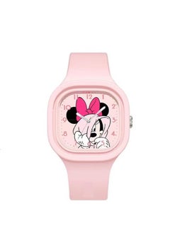 Disney Mickey Minnie Square children's silicone watch