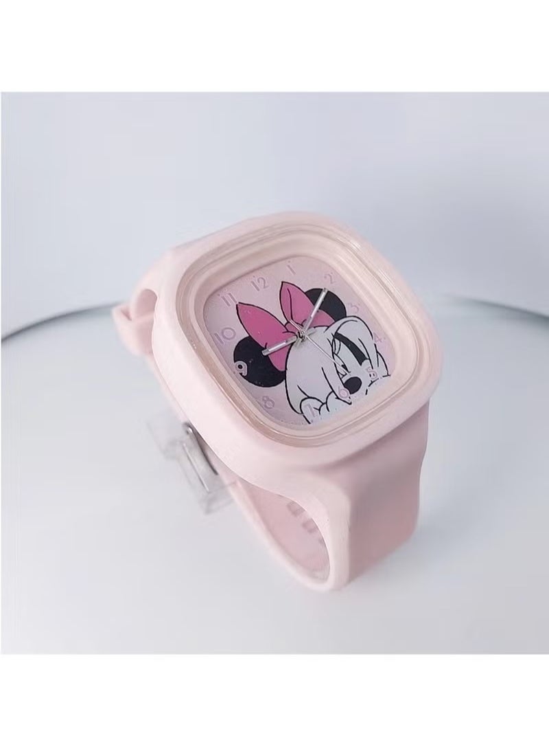 Disney - Disney Mickey Minnie Square children's silicone watch - Image 1