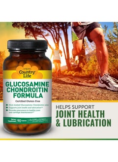 Country Life Glucosamine Chondroitin 1500Mg/1200Mg 90 Capsules Certified Gluten Free  - Image 4