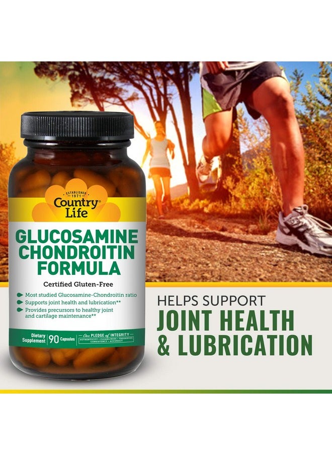 Country Life Glucosamine Chondroitin 1500Mg/1200Mg 90 Capsules Certified Gluten Free  - Image 4