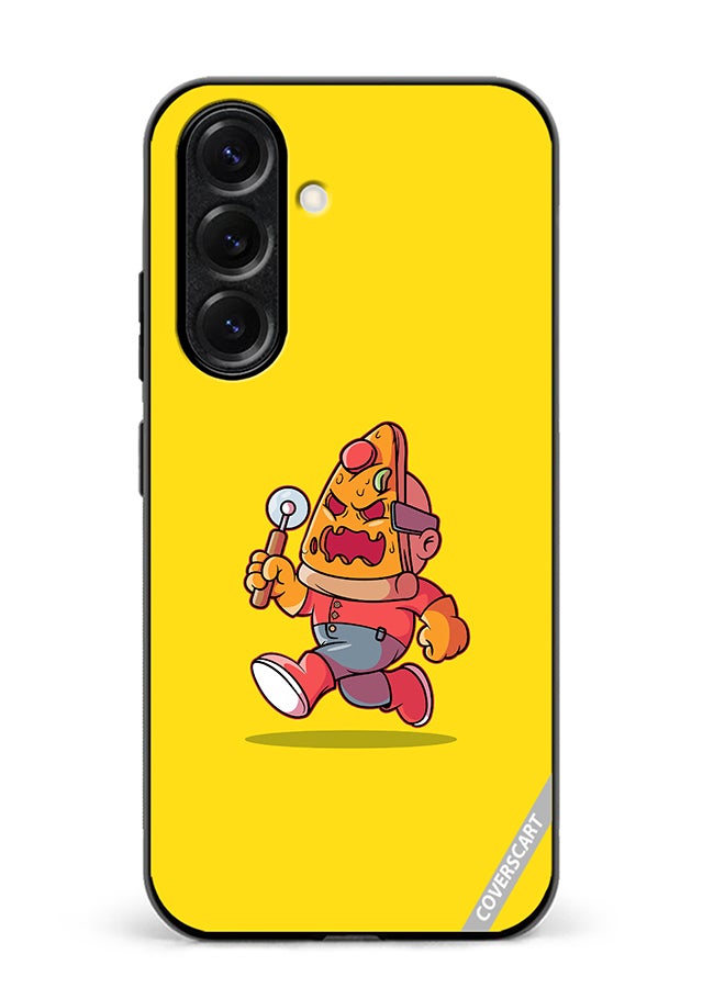VR CREATIVE Protective Case Cover For Samsung Galaxy S25 Pizza Killer Design Multicolour
