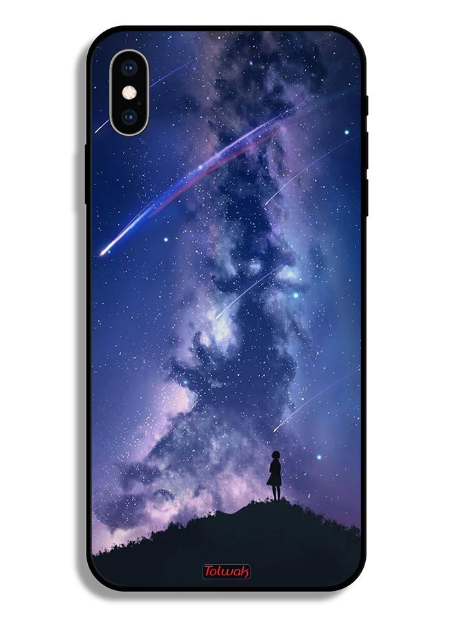 Tolwak Apple iPhone XS Protective Case Moving Stars - Image 2