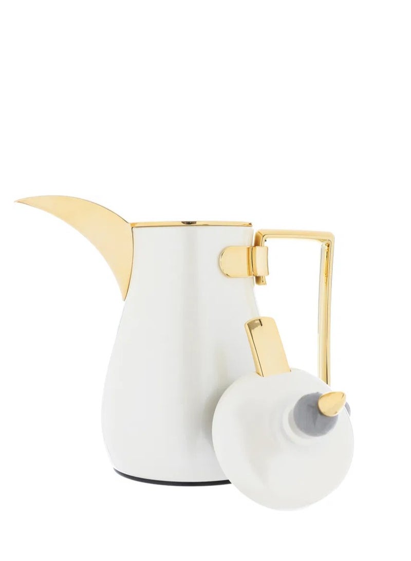 السيف غاليري ترمس كريستال السيف غاليري، 0.35 لتر، حافظة داخلية زجاج حراري، هيكل خارجي استيل - أبيض لؤلؤي - Image 3