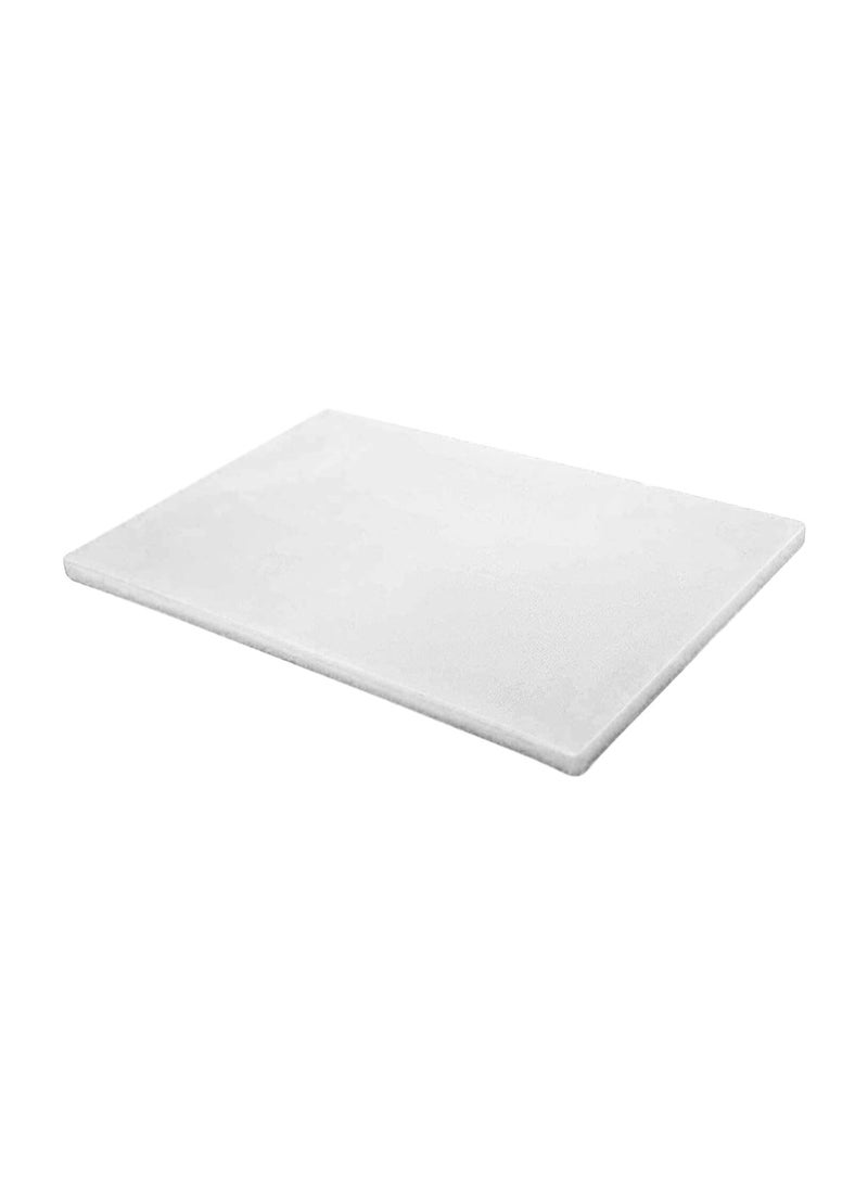 Chef Inox Professional Heavy Duty High-Density Polyethylene Cutting Board - 60 x 40 x 2cm White - Image 1