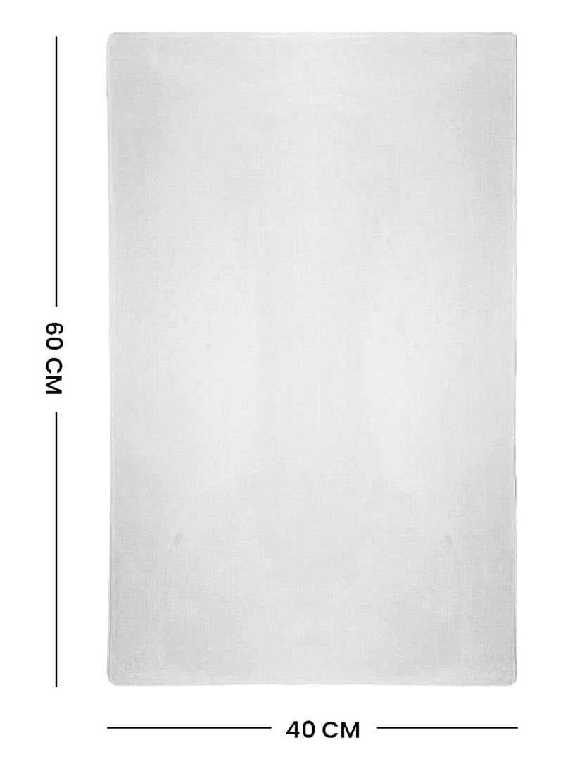 Chef Inox Professional Heavy Duty High-Density Polyethylene Cutting Board - 60 x 40 x 2cm White - Image 3