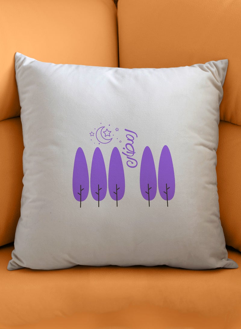 لوحة غطاء وسادة من البوليستر بتصميم هلال رمضان - Image 4