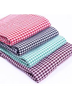 Bimotif Gingham picnic tablecloth, red 145x145  - Image 2