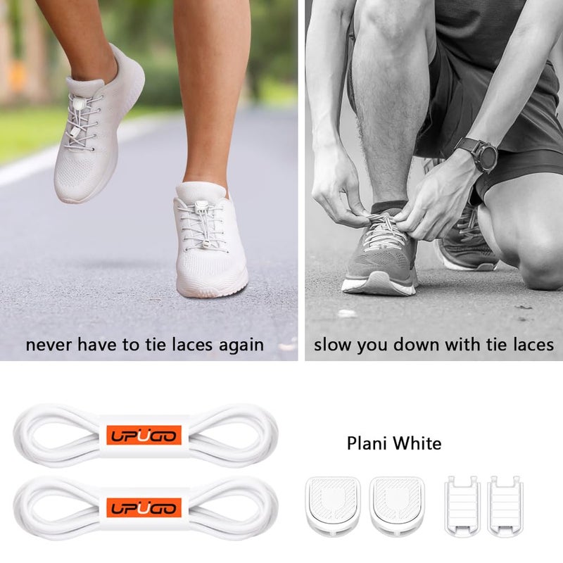 UpUGo Elastic Shoe Laces, No Tie Shoe Laces Tieless for Kids, Adults, Elderly, One Size Fit All - Image 3