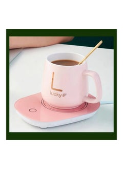 Constant Temperature Cup Coffee Mug With USB Electric Heated Coaster for Office
