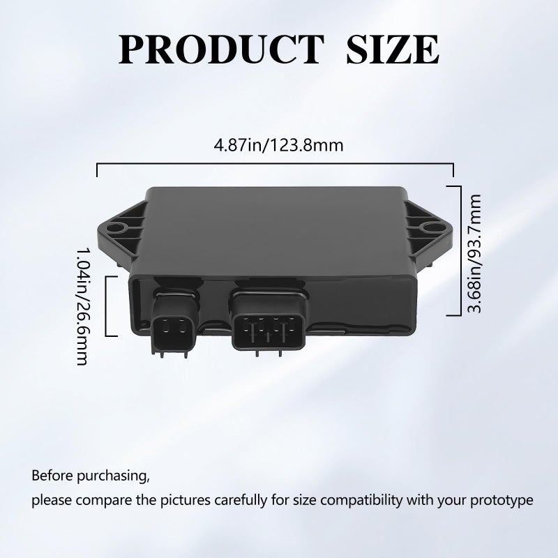 Road Passion CDI Box- Ignitor Module Unit 5YT-85540-00-00 5NF-85540-00-00 for Yamaha YFM350X Warrior 350 2002-2004/YFM 350 Warrior California 2002-2003/YFM350 Raptor 350 2004-2013/YFM 350 Raptor SE 2005-2007 - Image 2