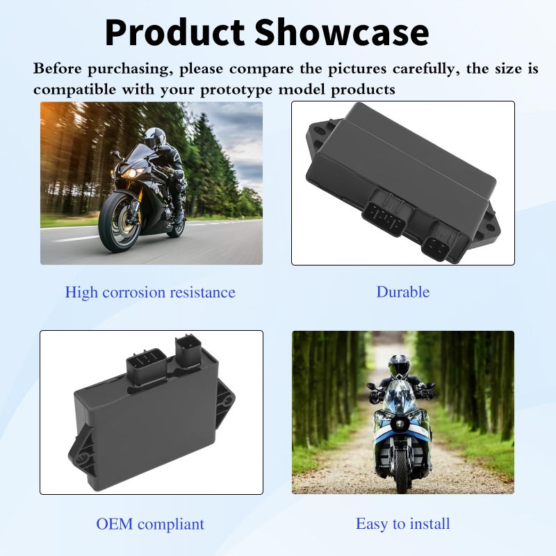 Road Passion CDI Box- Ignitor Module Unit 5YT-85540-00-00 5NF-85540-00-00 for Yamaha YFM350X Warrior 350 2002-2004/YFM 350 Warrior California 2002-2003/YFM350 Raptor 350 2004-2013/YFM 350 Raptor SE 2005-2007 - Image 5