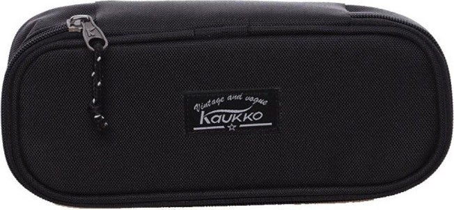 KAUKKO Pencil Bag with Special Compartment Black K2362 - Image 1