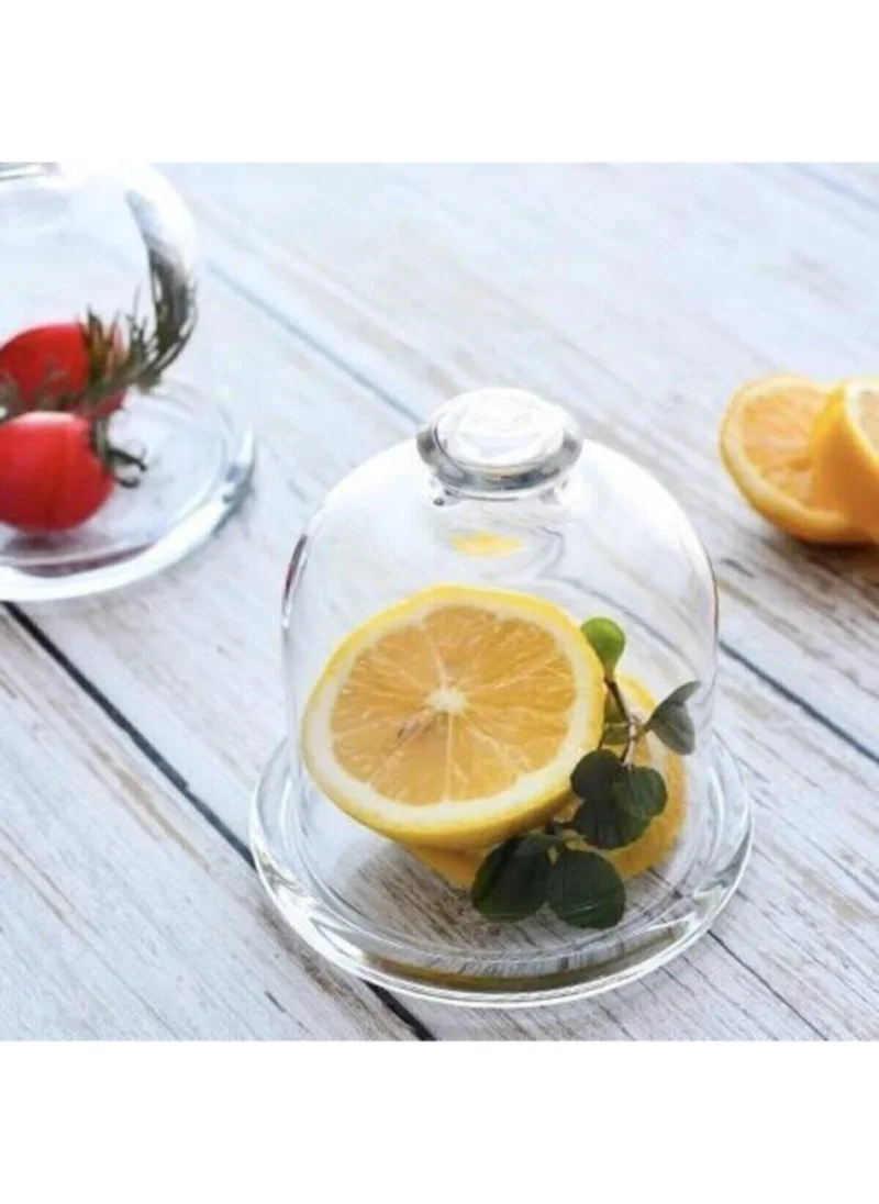 Paşabahçe Basic Glass Lemon Storage Container with Lid Fma05156