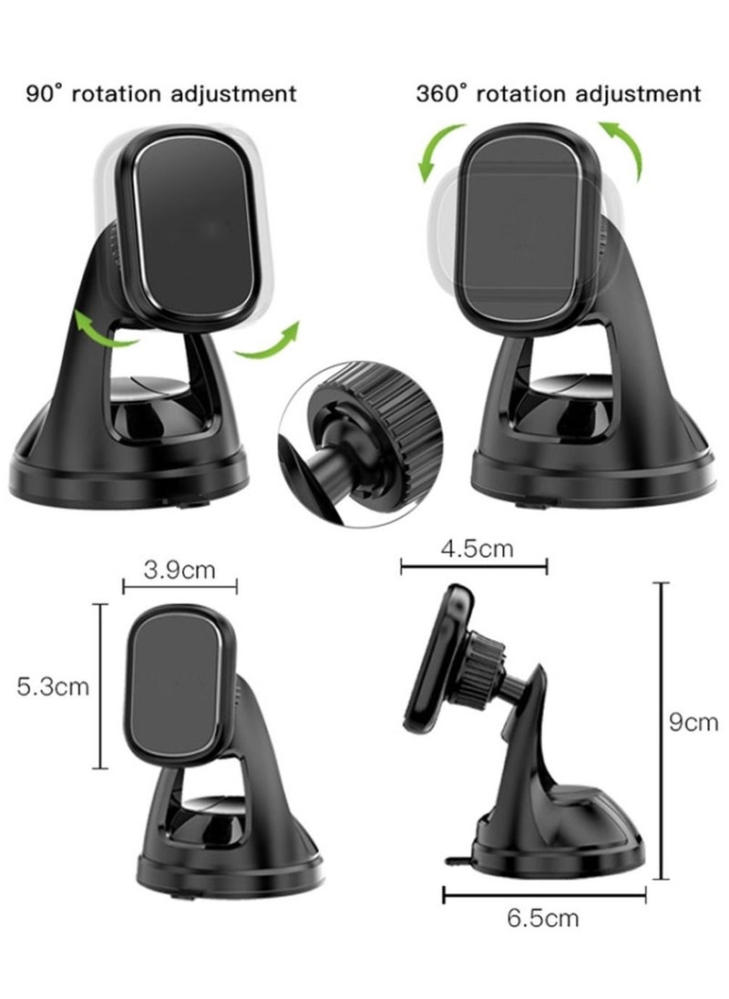 Yesido - Yesido C72 Car Strong Magnetic Phone Holder(Black) - Image 1