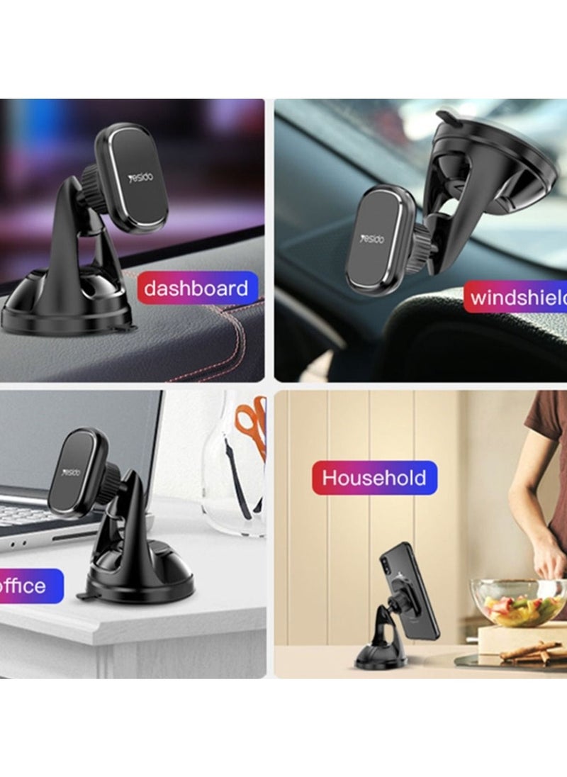 Yesido - Yesido C72 Car Strong Magnetic Phone Holder(Black) - Image 1