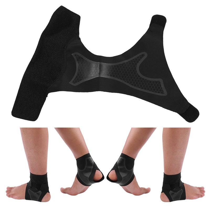 Ankle Support Brace Breathable Stabilizer Strap for Sports Fitness Riding(S 1 Pair) - Image 4