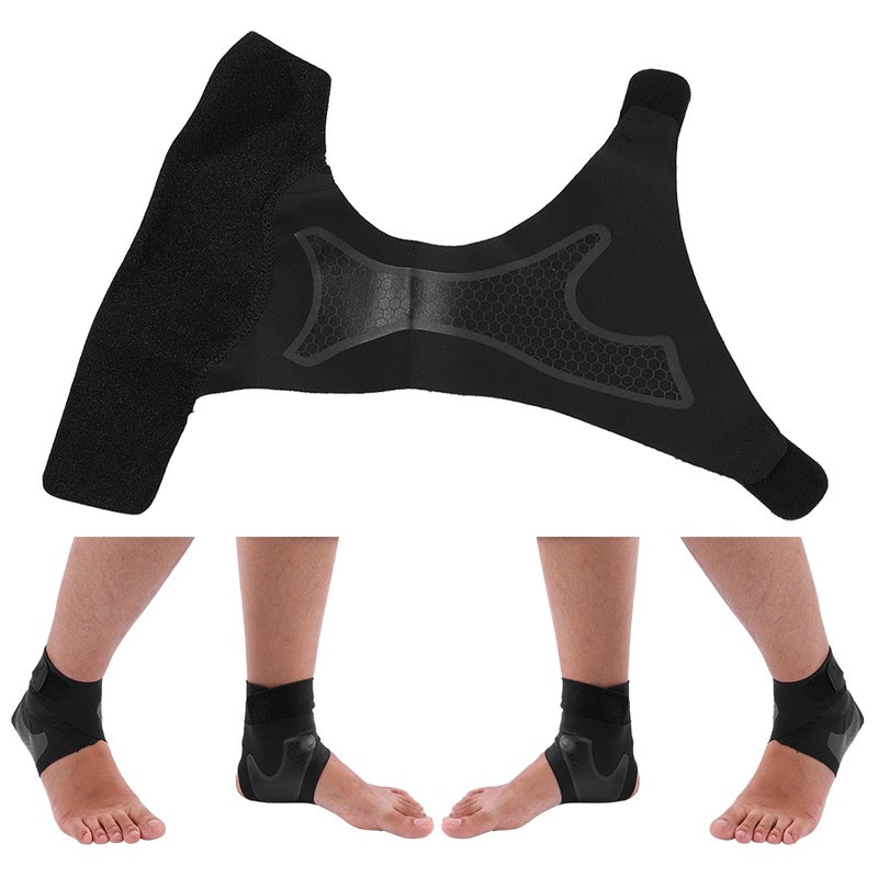 Ankle Support Brace Breathable Stabilizer Strap for Sports Fitness Riding(S 1 Pair) - Image 2
