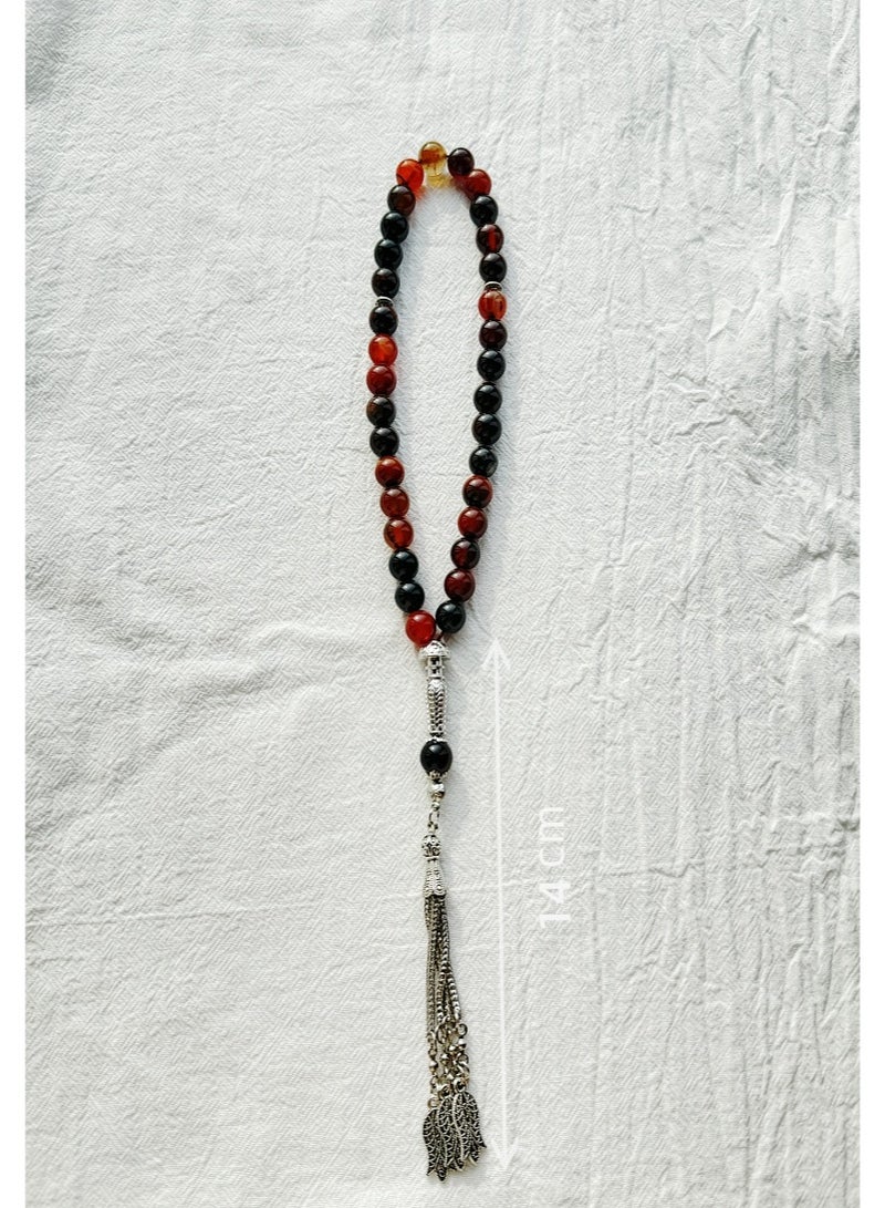 33 Natural Jade Prayer BeadsTasbih/10mm - Image 3