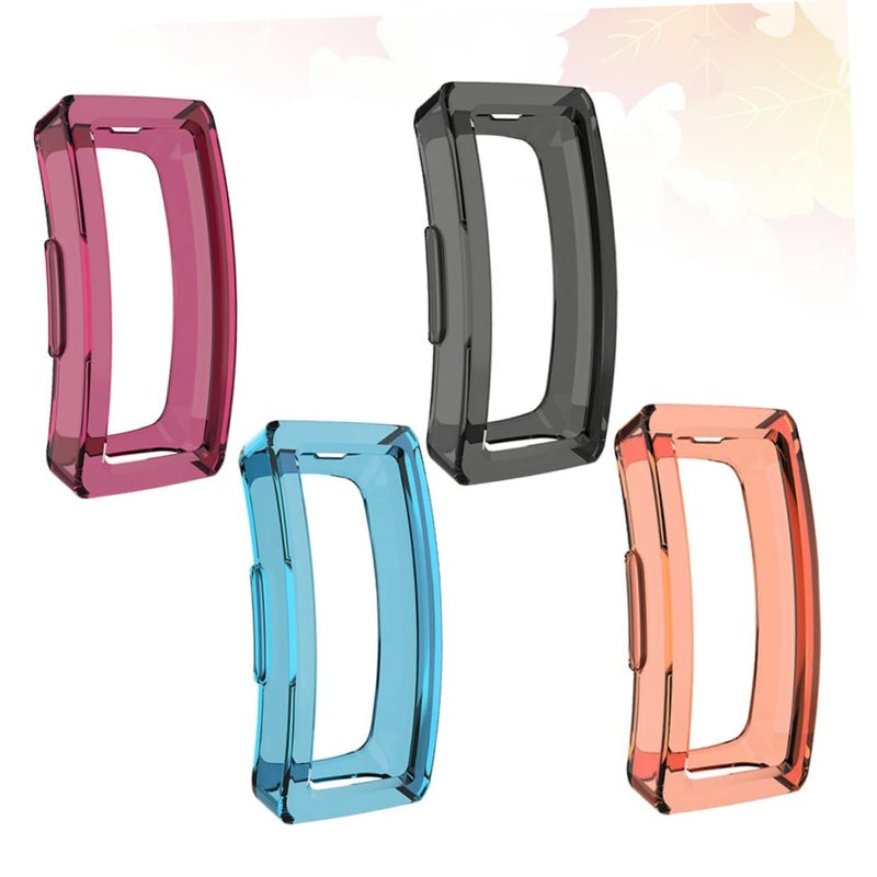 4pcs TPU Watch Shell Protective Case For Inspire Hr Assorted Color - Image 5