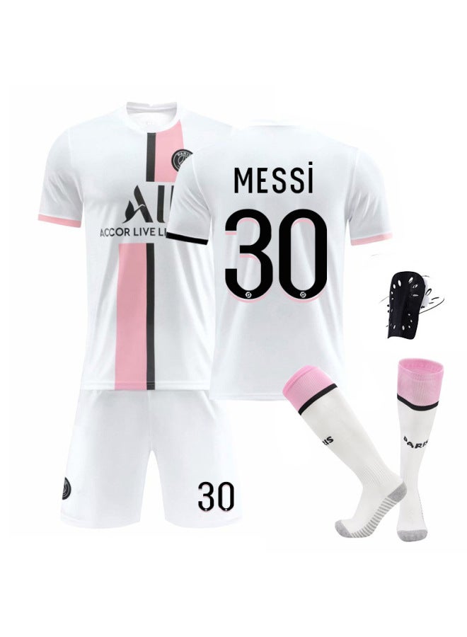 Paris Guest No. 30 With Socks And Protective Gear Football Jersey - Image 1