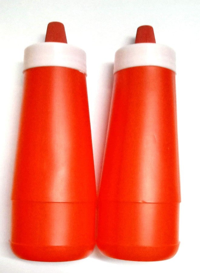 Blue Hut Kitchen Plastic Squeeze Bottle for Sauce Ketchup Bottles (Set of 2)(Red,18 CM) - Image 2