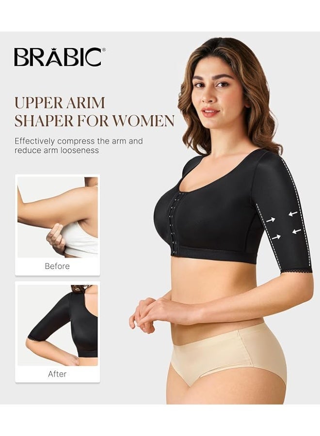 BRABIC womens Shaper Tops for Women Arm Compression Post Surgery Tank Top Shapewear - Image 2